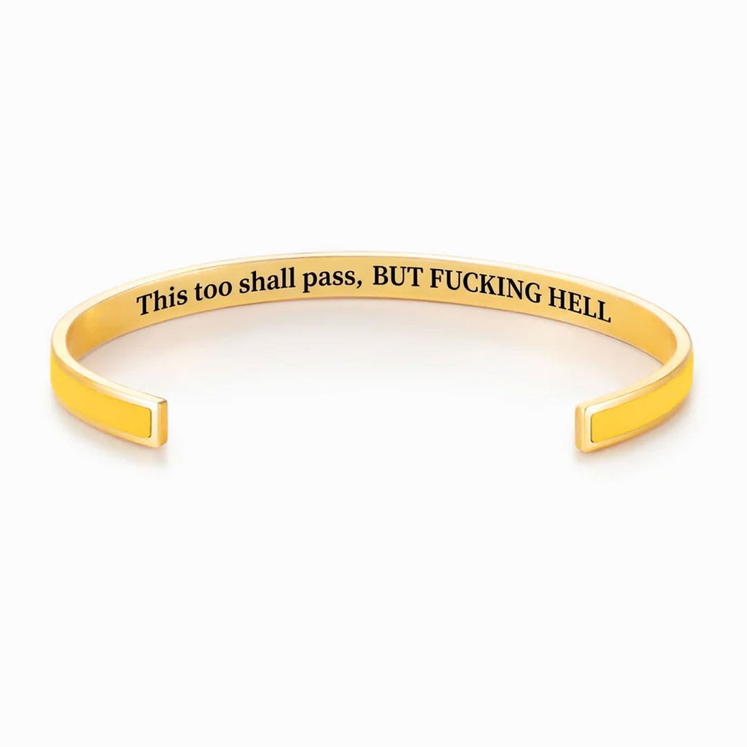This Too Shall Pass Cuff Bracelet