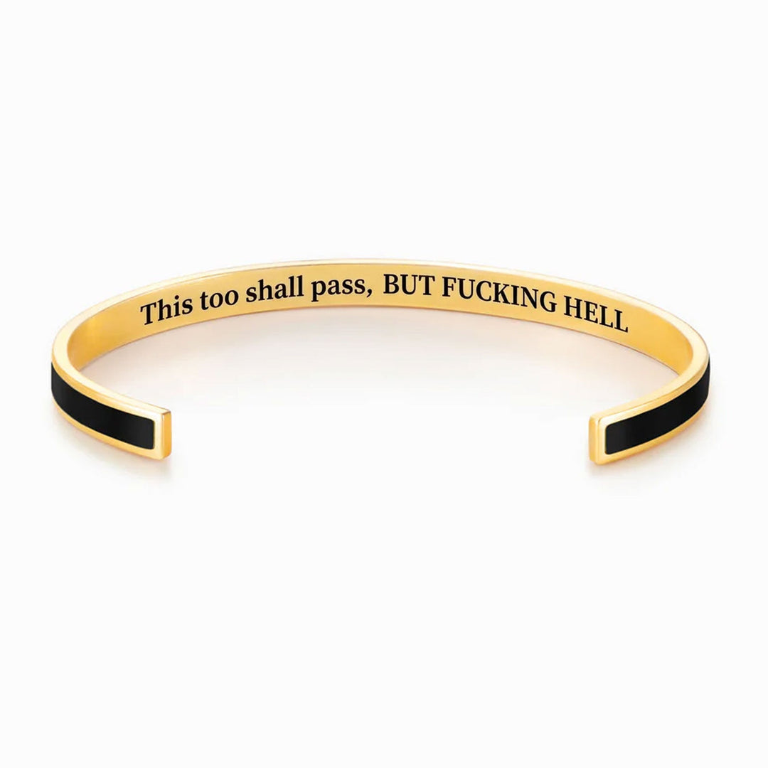 This Too Shall Pass Cuff Bracelet