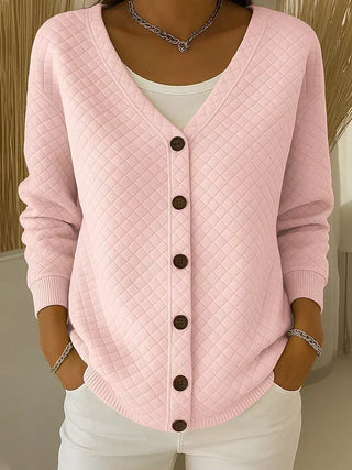 Tilda | Quilted Button Cardigan