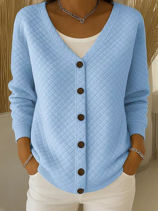 Tilda | Quilted Button Cardigan