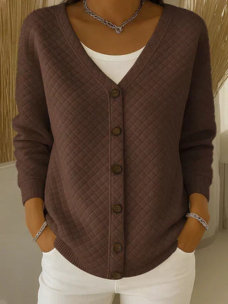 Tilda | Quilted Button Cardigan