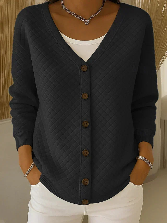 Tilda | Quilted Button Cardigan