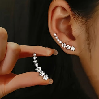 Timeless Floral Climber Earrings