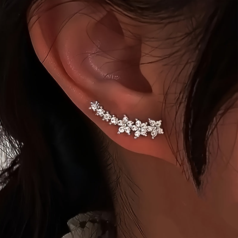 Timeless Floral Climber Earrings