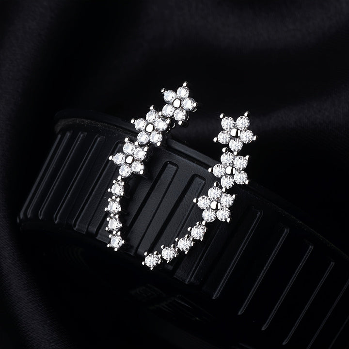 Timeless Floral Climber Earrings