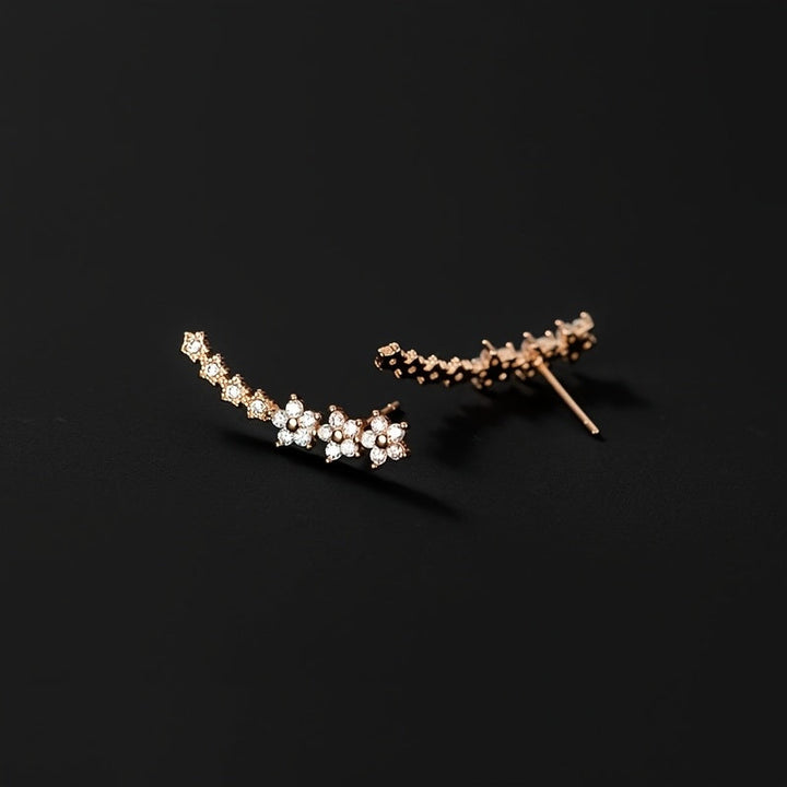 Timeless Floral Climber Earrings