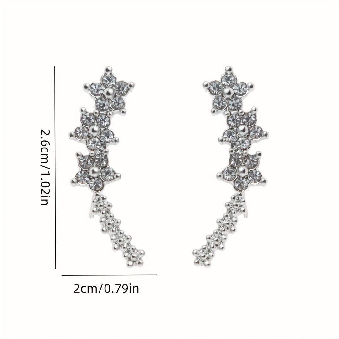 Timeless Floral Climber Earrings