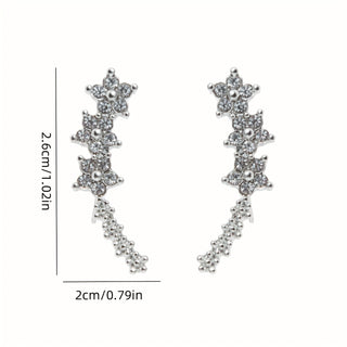 Timeless Floral Climber Earrings