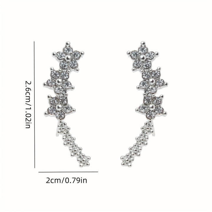 Timeless Floral Climber Earrings