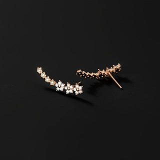 Timeless Floral Climber Earrings