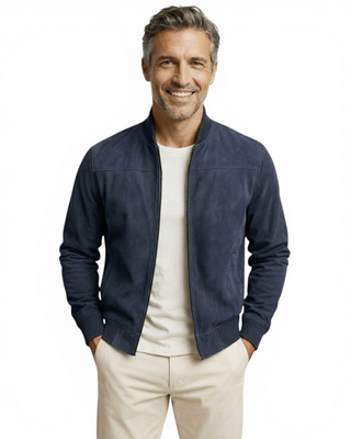 Valerio | Suede-Look Bomber Jacket
