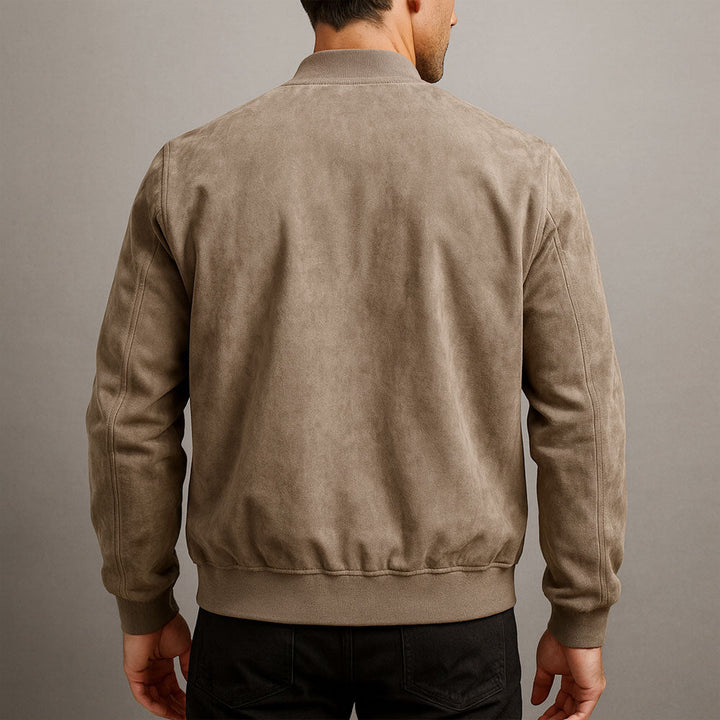 Valerio | Suede-Look Bomber Jacket