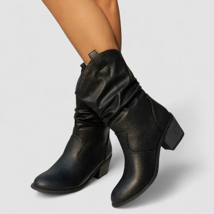 Vivian | Slouchy Mid-Calf Boots