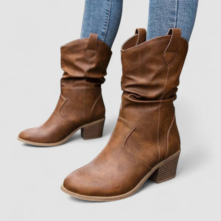 Vivian | Slouchy Mid-Calf Boots