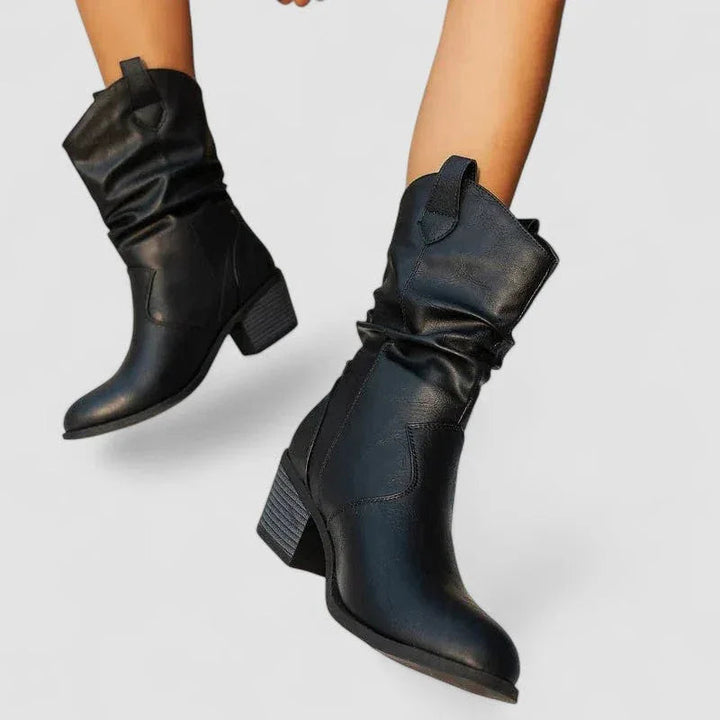 Vivian | Slouchy Mid-Calf Boots