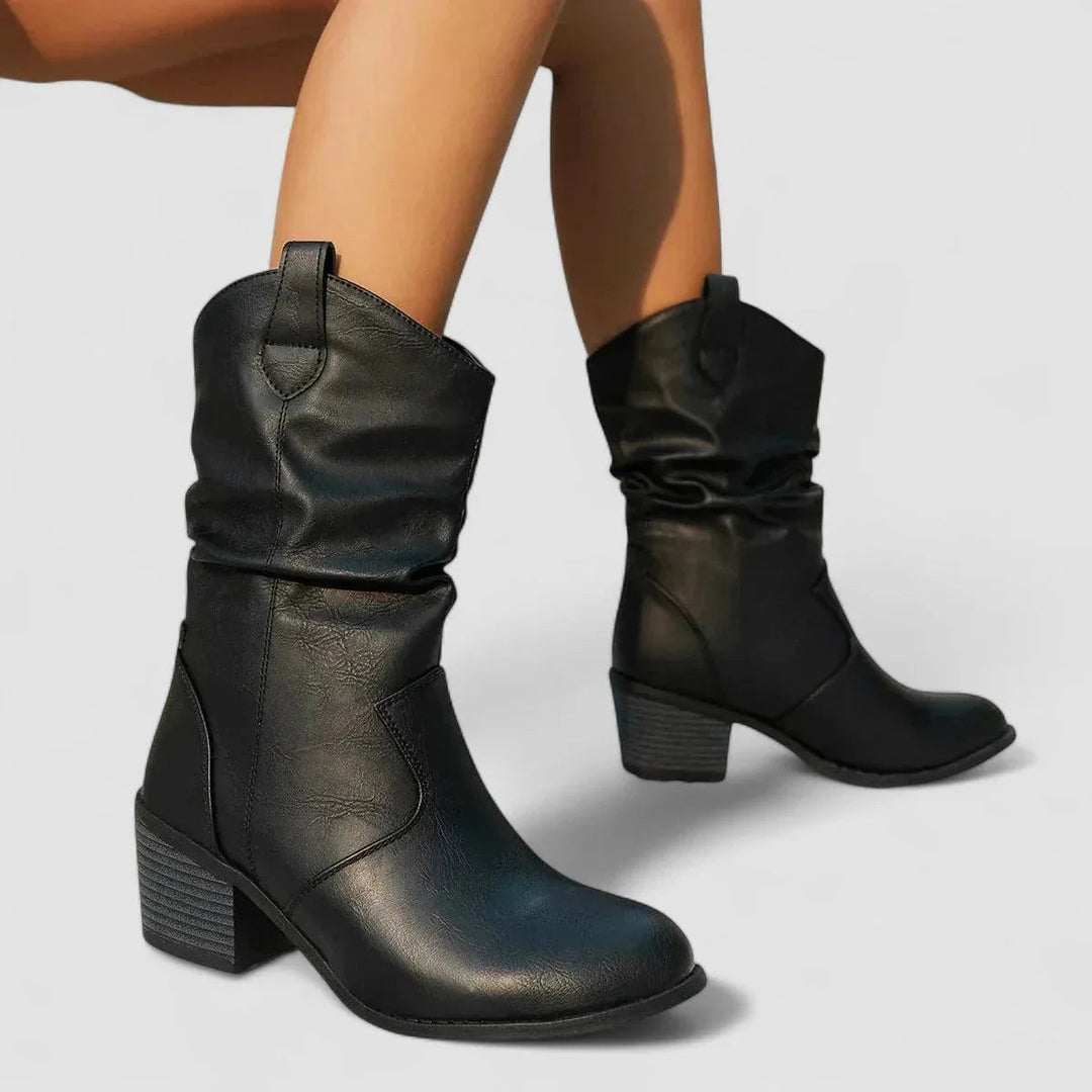 Vivian | Slouchy Mid-Calf Boots
