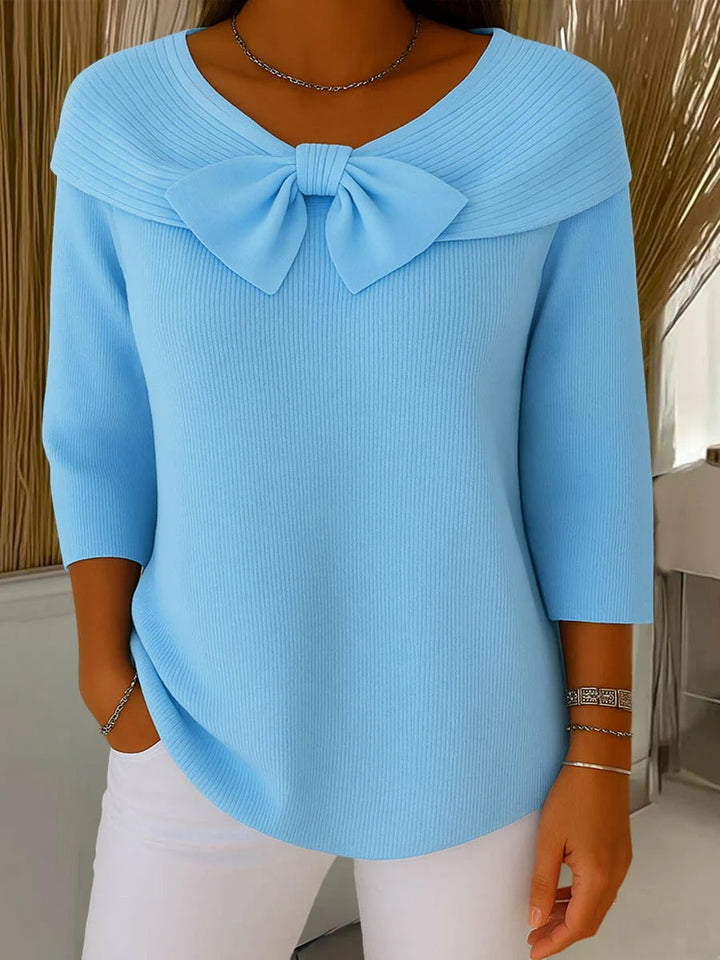 Willa | Bow-Neck Sweater