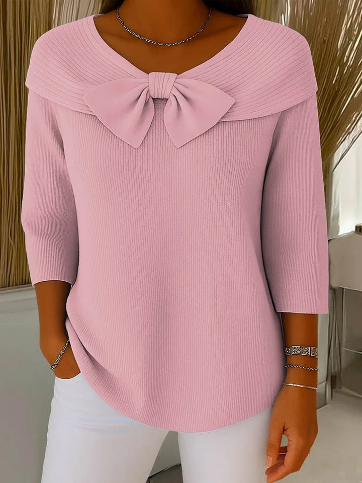 Willa | Bow-Neck Sweater