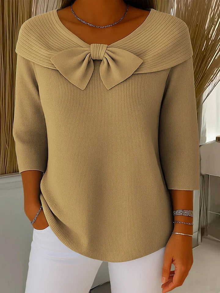 Willa | Bow-Neck Sweater