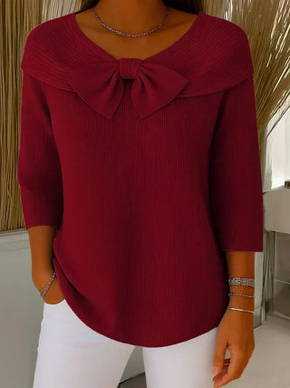 Willa | Bow-Neck Sweater