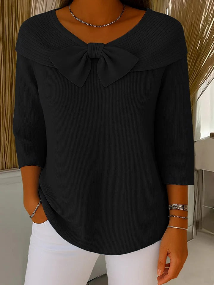 Willa | Bow-Neck Sweater