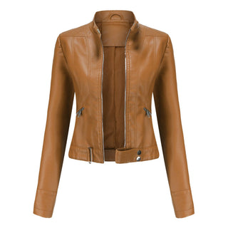 Cecily | Cropped Moto Biker Jacket