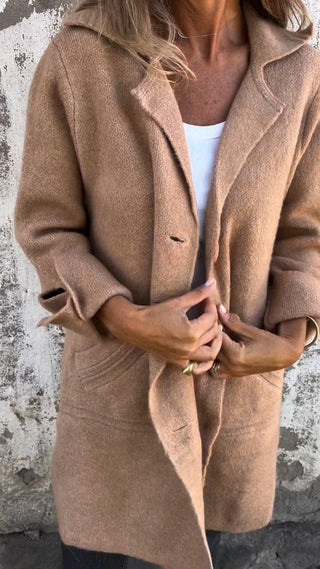 Lucille | Relaxed Longline Lapel Coat