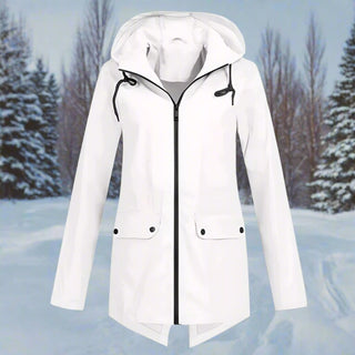 Juno | Hooded Longline Rain Jacket